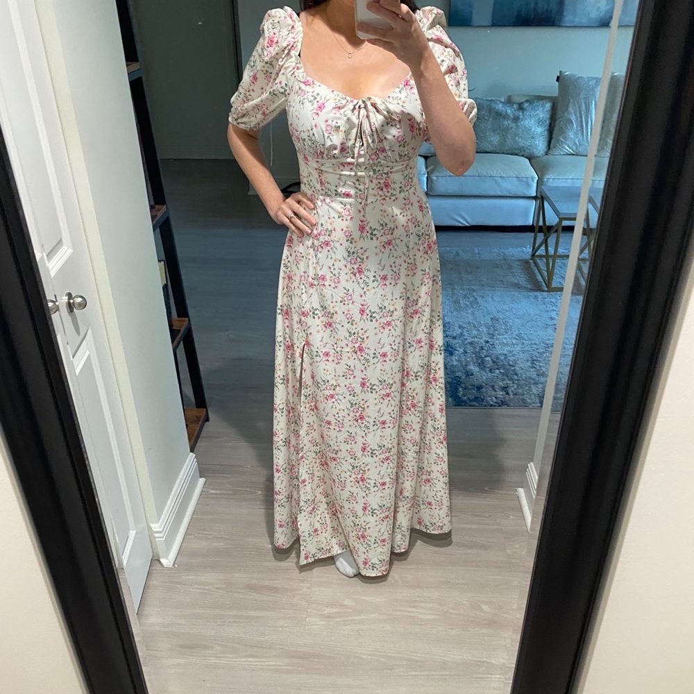 Maxi floral dress